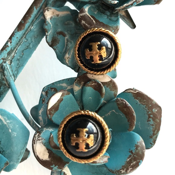 Tory Burch Jewelry - Tory Burch Rope Logo Stud Earrings nwt